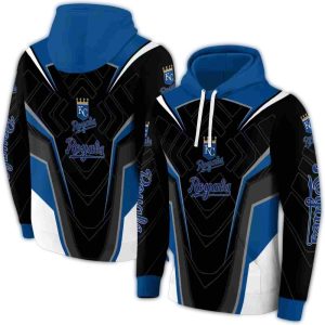 Kansas City Royals Futuristic All-Over Print Hoodie For Fans
