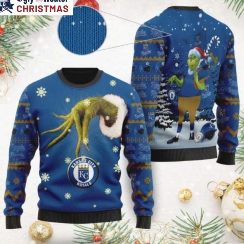 Kansas City Royals Grinch Christmas Mischief Ugly Sweater 1