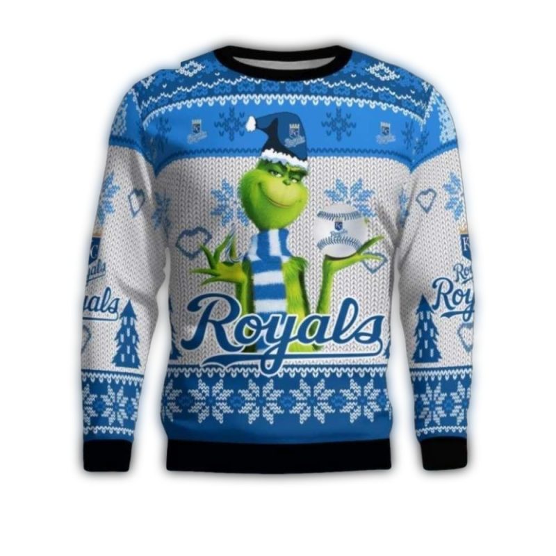 Kansas City Royals Grinch Winter Wonderland Ugly Sweater 1