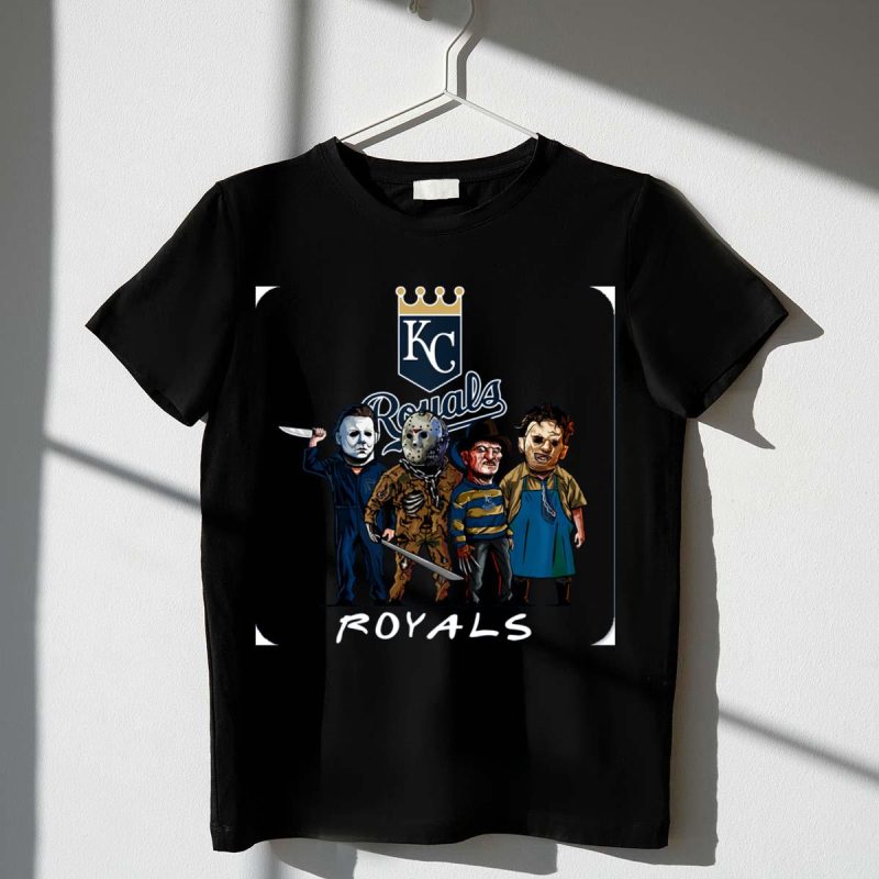 Kansas City Royals Halloween Horror Icons Team Squad T Shirt t shirt 1 1