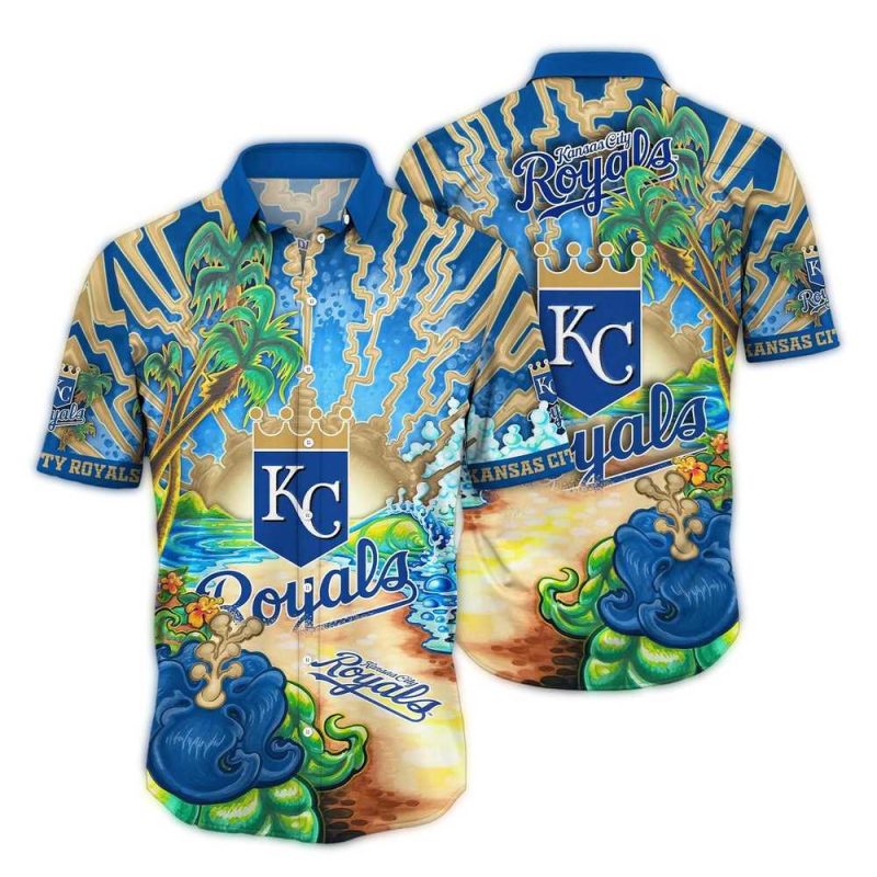 Kansas City Royals Landscape Art Tropical Hawaiian Shirt 1