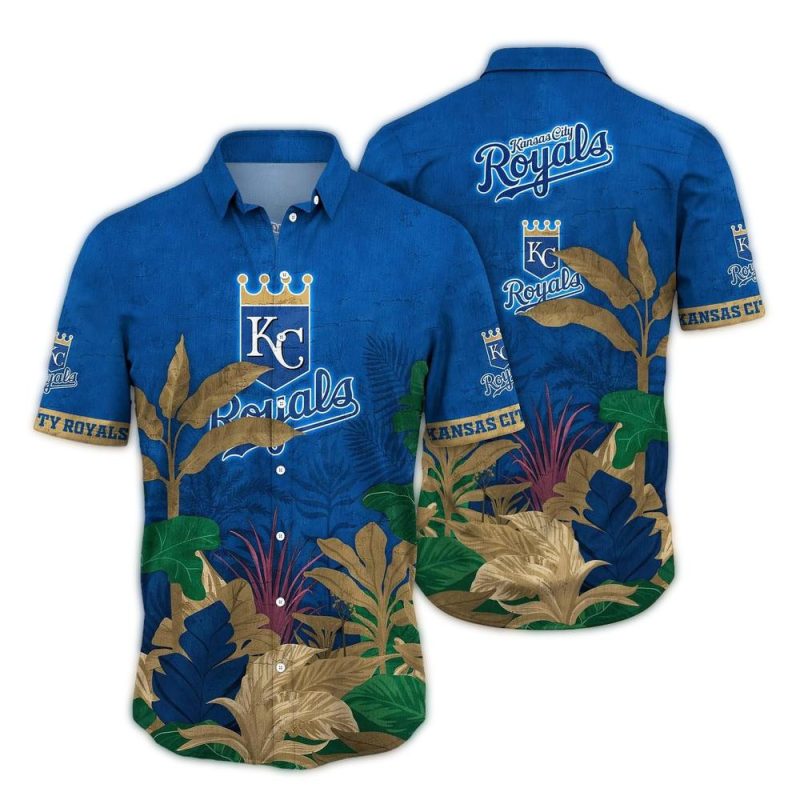 Kansas City Royals Landscape Vintage Hawaiian Shirt 1