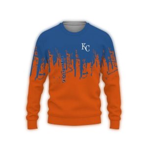 Kansas City Royals Logo Heart Design Ugly Sweater For Fans