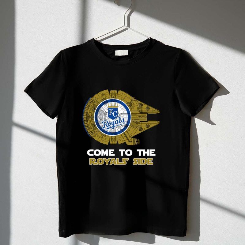Kansas City Royals Millennium Falcon Come to the Royals Side T Shirt t shirt 1 1