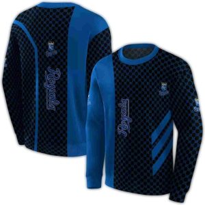 Kansas City Royals Monogram Pattern All Over Print Sweatshirt