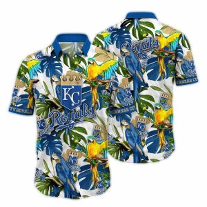 Kansas City Royals Parrot Print Hawaiian Shirt For Men And Women