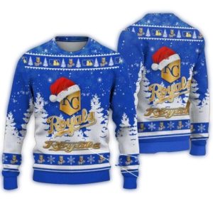 Kansas City Royals Red Snowflake Ugly Christmas Sweater