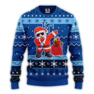 Kansas City Royals Santa Claus Dabbing Christmas Sweatshirt