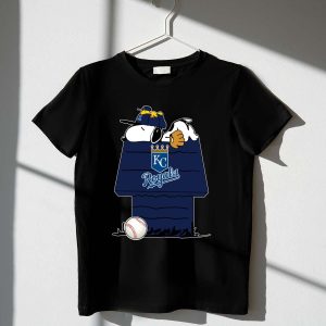 Kansas City Royals Snoopy & Woodstock Cozy Together T-Shirt