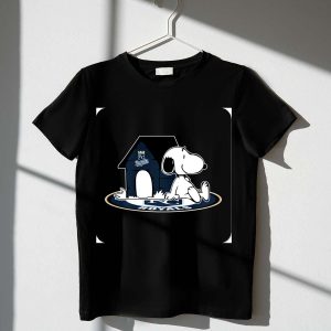 Kansas City Royals Snoopy Doghouse Fan T-Shirt - Now And Forever Design