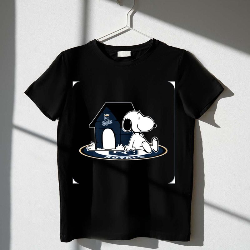 Kansas City Royals Snoopy and Doghouse Fan Now And Forever T Shirt t shirt 1 1