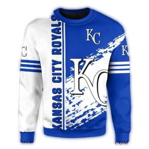 Kansas City Royals Ugly Sweater In Striking White And Blue Design