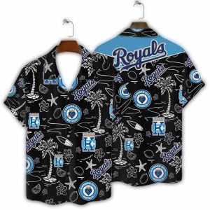 Kansas City Royals Tropical Print Hawaiian Shirt For Summer Fun