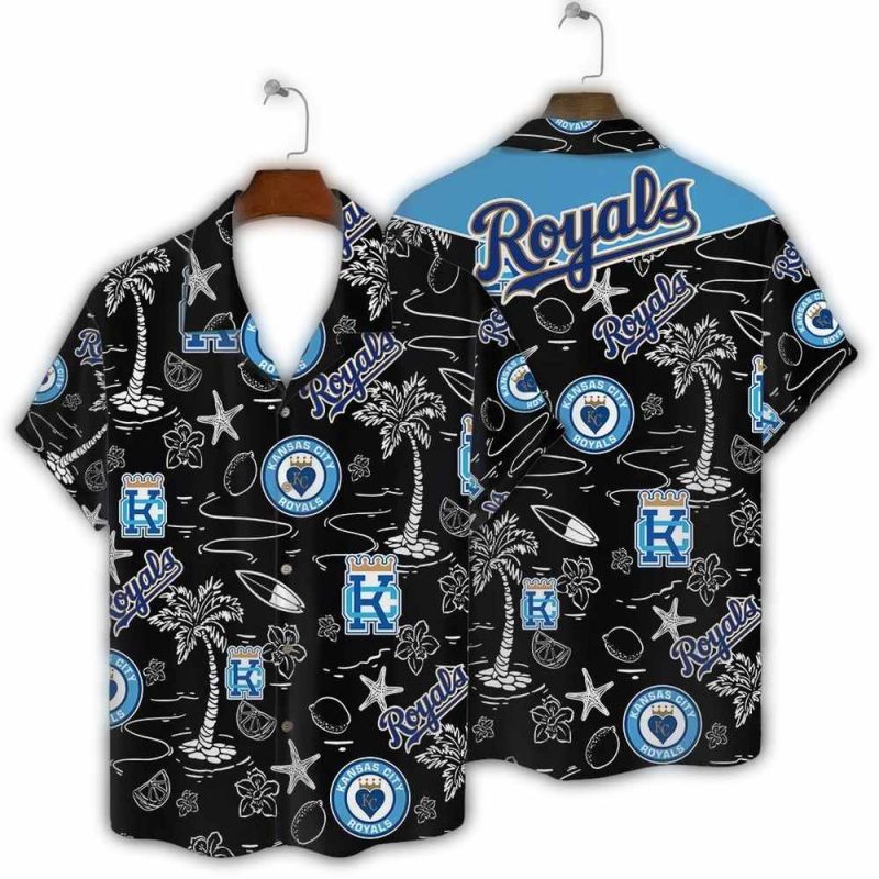 Kansas City Royals Summer Tropics Hawaiian Shirt 1