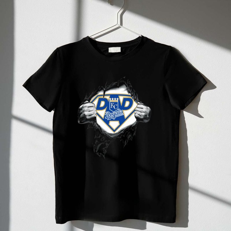 Kansas City Royals Super Dad KC Royals Logo Superman T Shirt t shirt 1 1