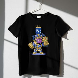 Kansas City Royals Thanos Infinity Gauntlet Graphic T-Shirt For Fans
