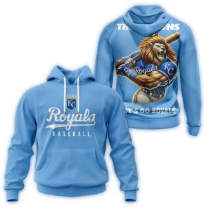 Kansas City Royals All Over Print Hoodie - Let'S Go Royals!