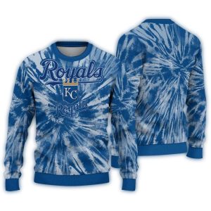 Kansas City Royals Tie-Dye Ugly Sweater For Fans And Collectors