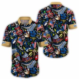 Kansas City Royals Tiki Carnival Hawaiian Shirt For Fans And Parties