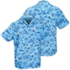 Kansas City Royals Tropical Sky Hawaiian Shirt For Summer Style