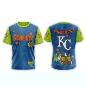 Kansas City Royals Scooby-Doo All-Over Print T-Shirt For Fans