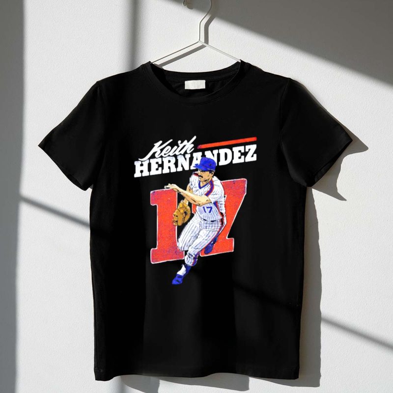 Keith Hernandez 17 New York Mets Baseball Legend T Shirt t shirt 1 1