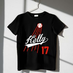 Dodgers Style Kelly 17 Baseball T-Shirt - Stylish Sportswear For Fans
