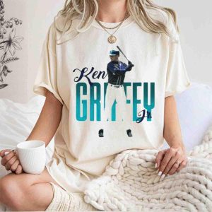 Ken Griffey Jr Seattle Mariners Iconic Baseball Legend T-Shirt