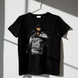 Ken Griffey Jr Seattle Mariners Splatter Design T-Shirt For Fans