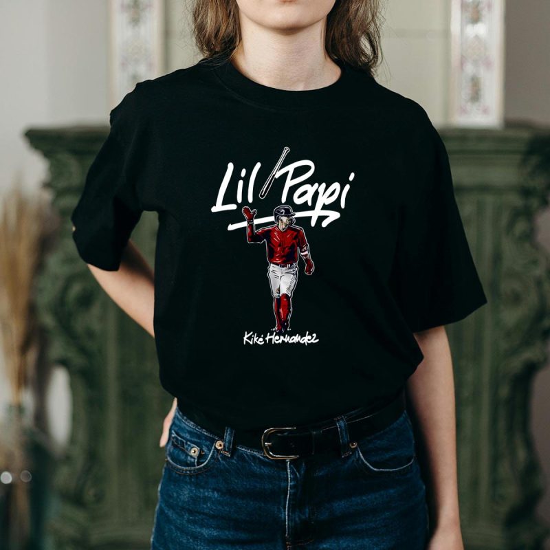 Kike Hernandez Boston Red Sox Lil Papi T-Shirt for Fans - Image 2
