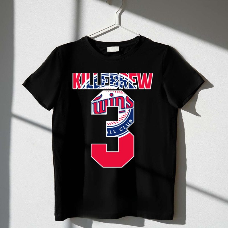 Killebrew Minnesota Twins Number 3 Baseball T Shirt t shirt 1 1