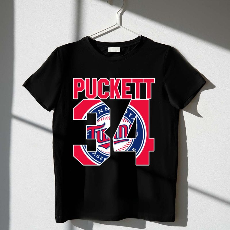 Kirby Puckett 34 Minnesota Twins Baseball Legend Emblem T Shirt t shirt 1 1