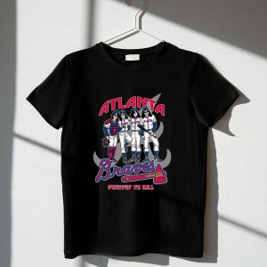 Kiss Atlanta Braves Dressed To Kill T-Shirt - Bold Baseball Fan Apparel