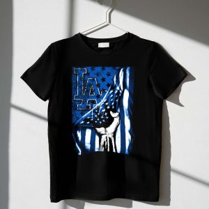 La Dodgers American Flag T-Shirt - Patriotic Fan Apparel