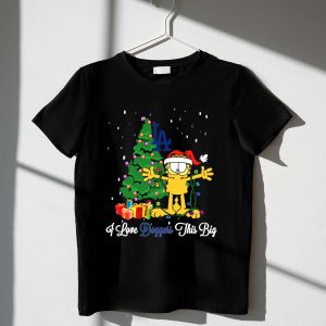 La Dodgers Christmas Garfield T-Shirt - I Love Dodgers Design