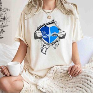 La Dodgers Clippers Heartbeat Passion T-Shirt For Sports Fans