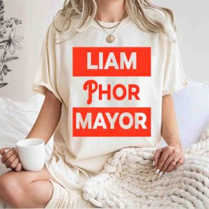 LIAM PHOR MAYOR Philadelphia Phillies Graphic T-Shirt for Baseball Fans