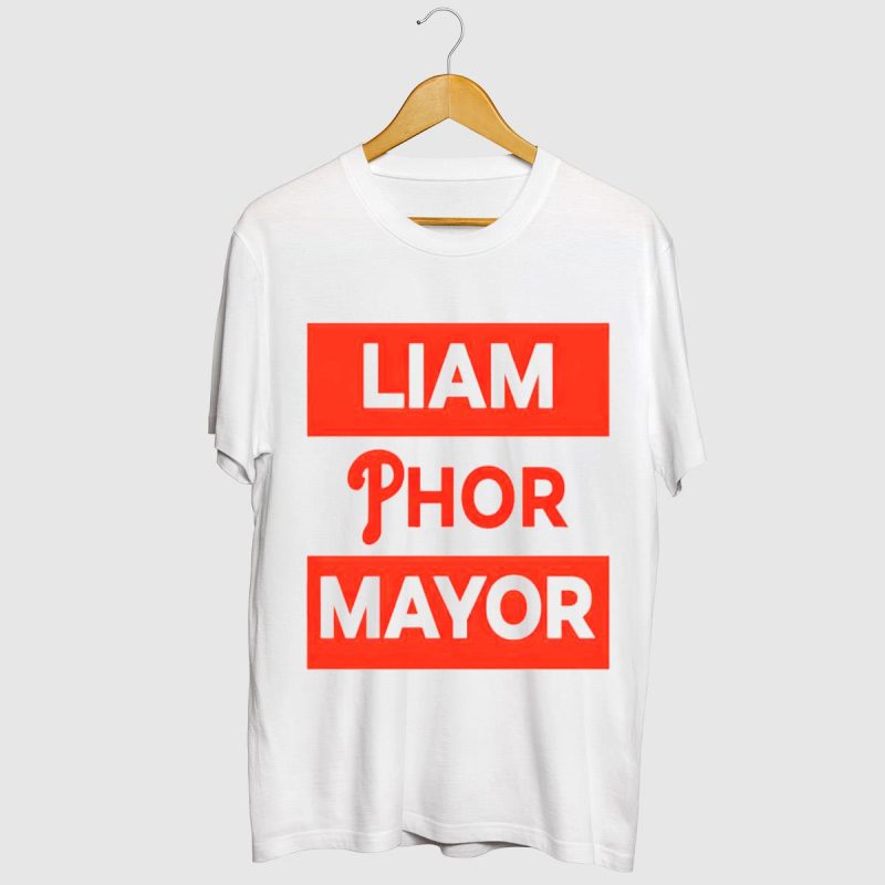 LIAM PHOR MAYOR Philadelphia Phillies Graphic T-Shirt for Baseball Fans - Image 2