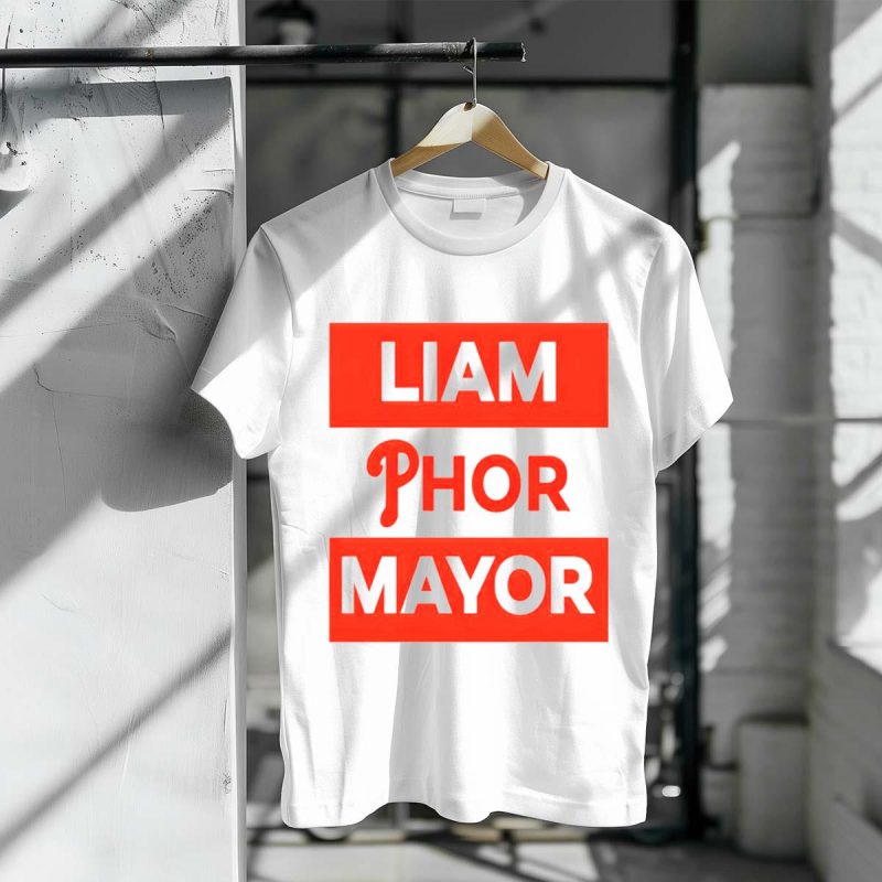 LIAM PHOR MAYOR Philadelphia Phillies Graphic T-Shirt for Baseball Fans - Image 3