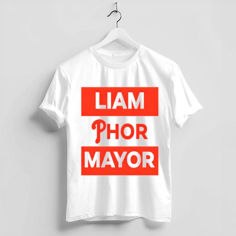 LIAM PHOR MAYOR Philadelphia Phillies Graphic T-Shirt for Baseball Fans - Image 4