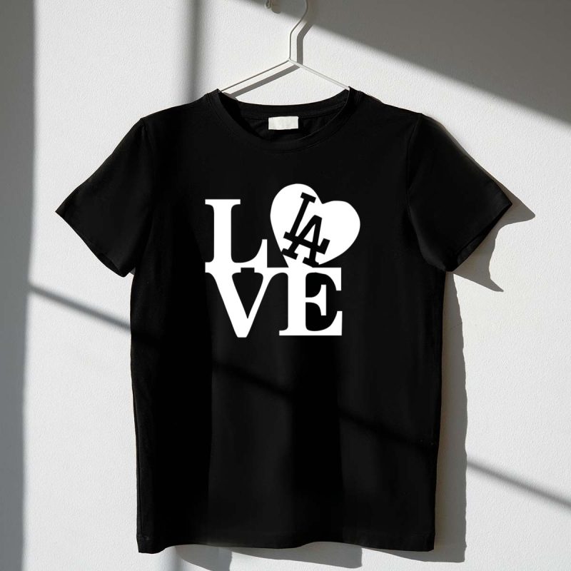 LOVE Heart LA Dodgers T Shirt.jpeg t shirt 1 1