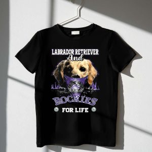 Labrador Retriever Colorado Rockies Forever T-Shirt - Perfect Pet & Sports Gear