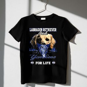 Labrador Retriever Yankees Fan T-Shirt - Perfect Dog Lover Tee