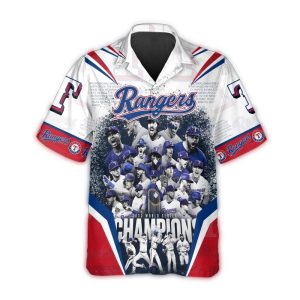 Texas Rangers Champions Hawaiian Shirt - Stylish Summer Attire
