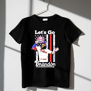 Patriotic Philadelphia Phillies T-Shirt - Let's Go Brandon Edition