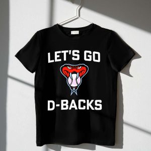 Arizona Diamondbacks Nlcs T-Shirt With Snake Logo - Let'S Go D-Backs!