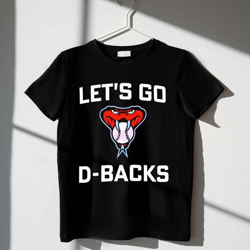 Lets Go D Backs Arizona Diamondbacks Snake Logo NLCS T Shirt t shirt 1 1