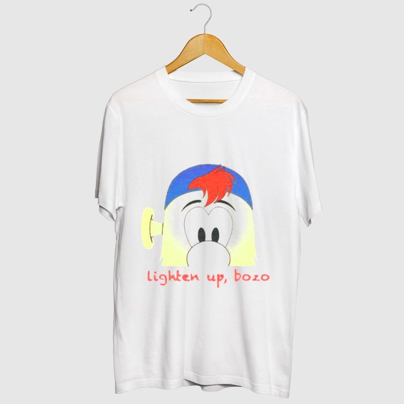 Lighten Up Bozo Braves Blooper T-Shirt – Fun & Stylish Fan Apparel - Image 2