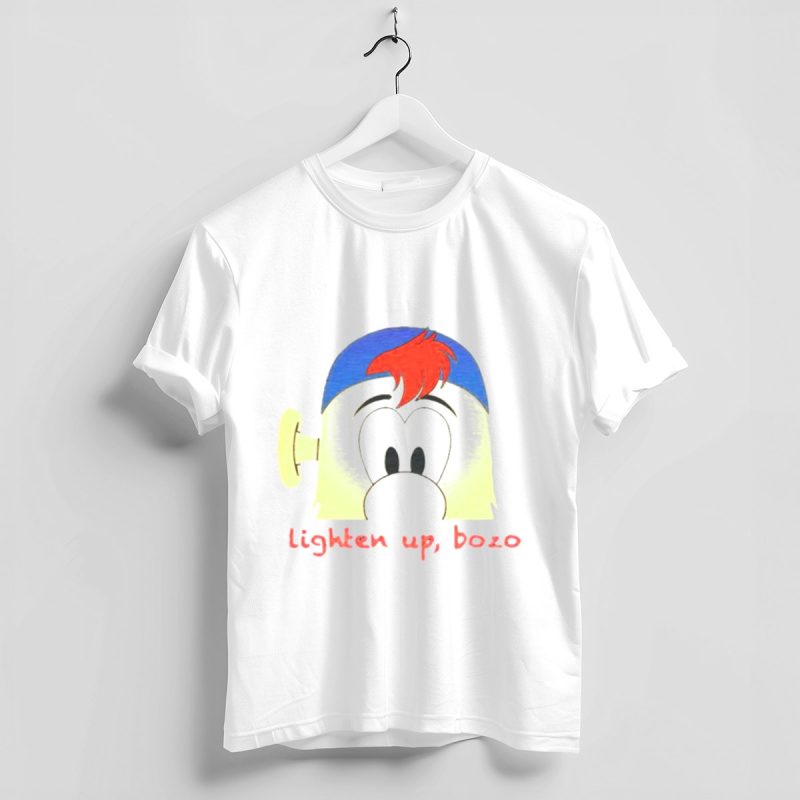 Lighten Up Bozo Braves Blooper T-Shirt – Fun & Stylish Fan Apparel - Image 4