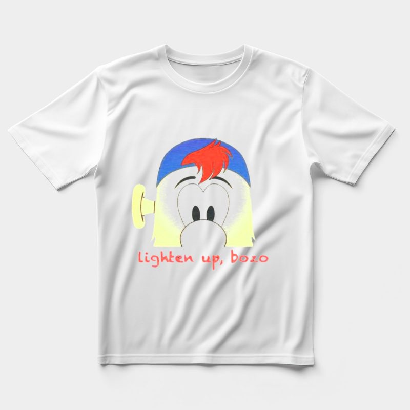 Lighten Up Bozo Braves Blooper T-Shirt – Fun & Stylish Fan Apparel - Image 5